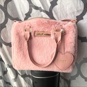 Juicy Couture Pink Fur Bag